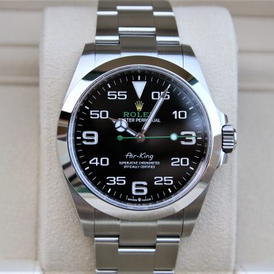 Rolex 126900 Airking 40MM Watch Green NIB