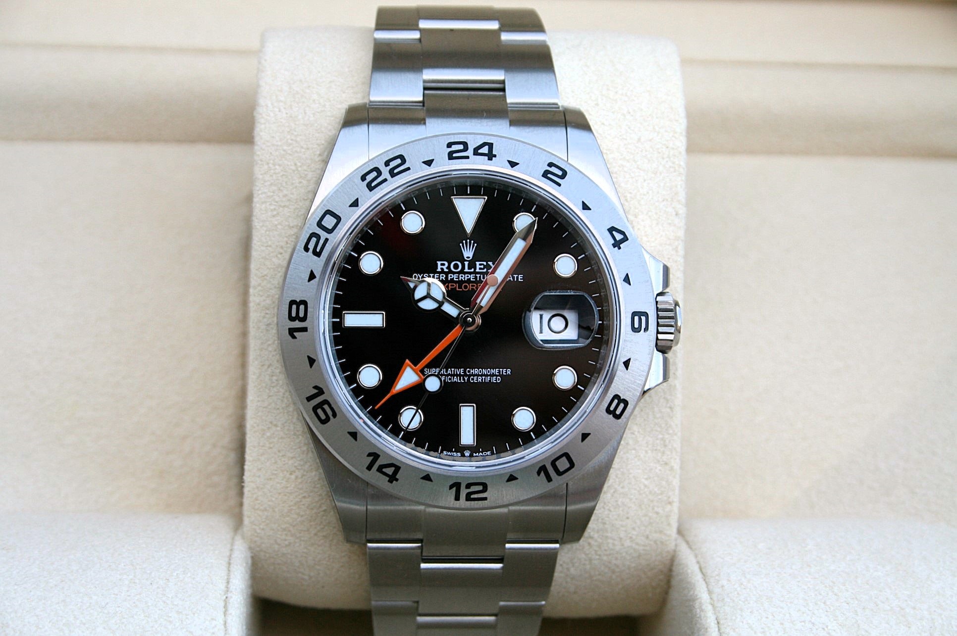 Rolex 226570 Explorer II Watch Black Dial 42MM NIB