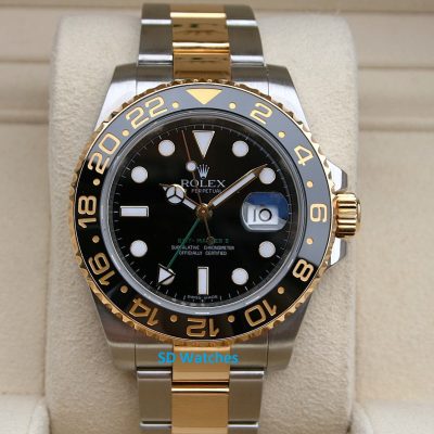 Rolex 116713 GMT Master II Watch 18K/SS