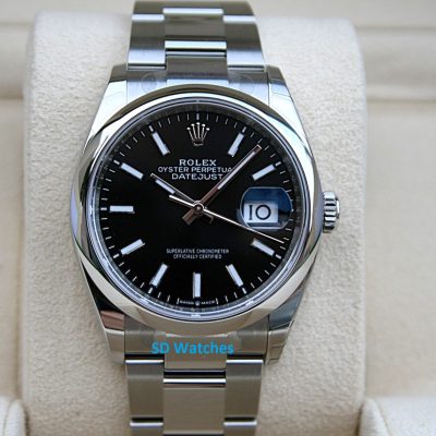 Rolex 126200 Datejust Watch Back Stick Oyster NIB