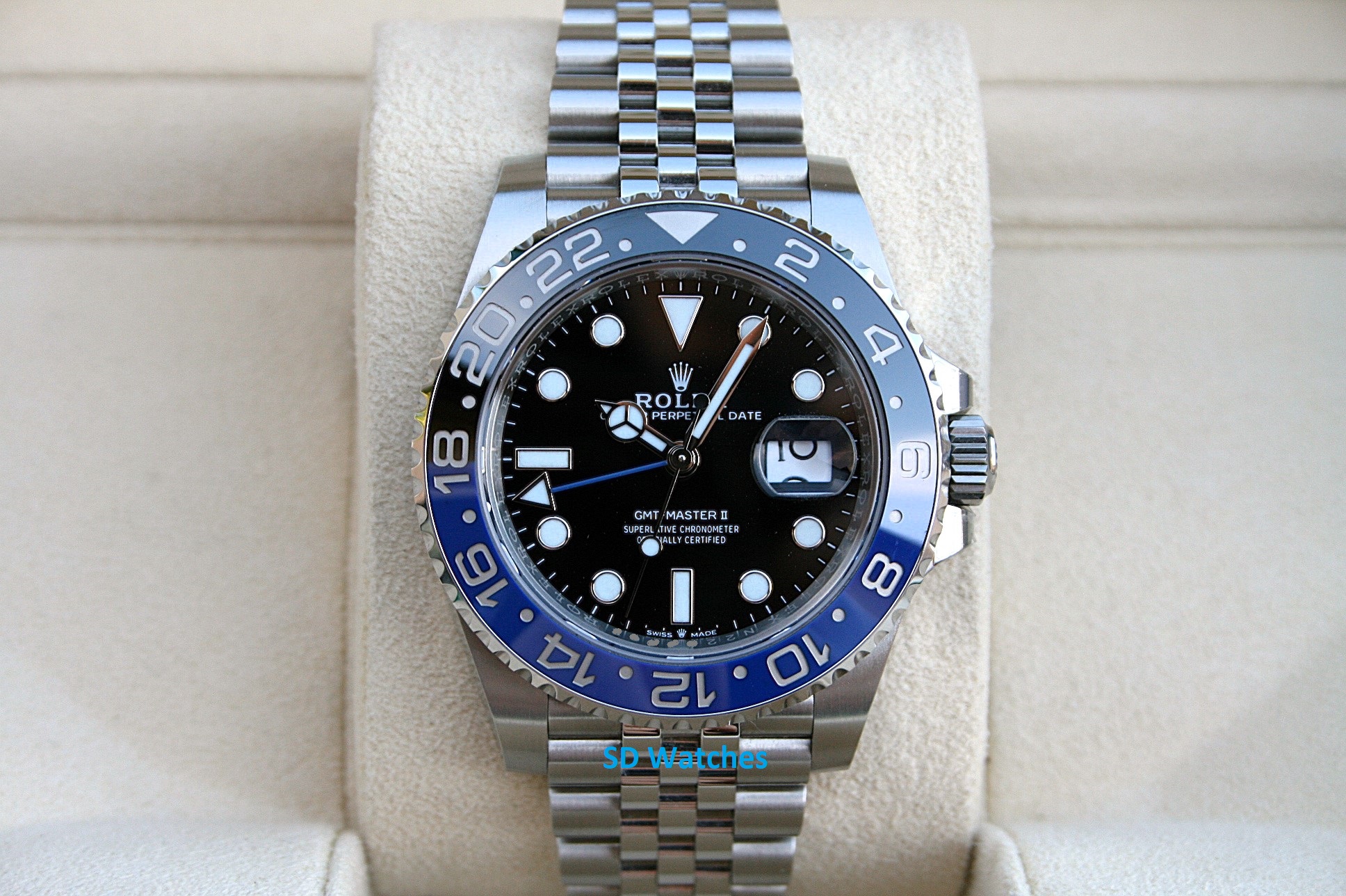 Rolex 126710BLNR GMT Master II Watch Batgirl