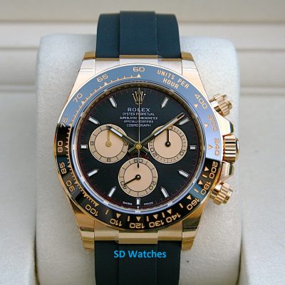 Rolex 126518 Daytona Watch 18K Yellow Gold Oysterflex