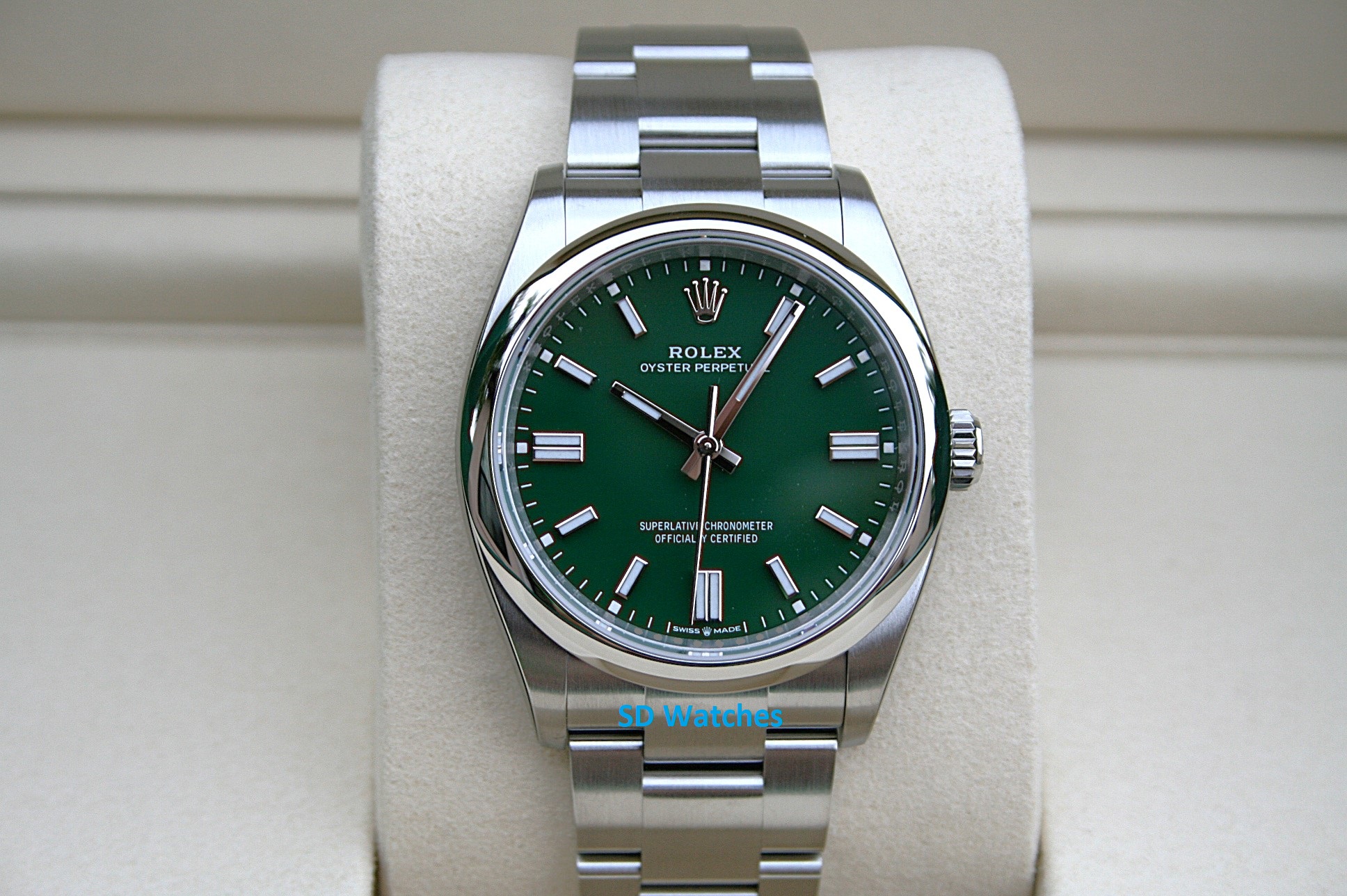 Rolex 126000 Oyster Perpetual 36MM Green Dial