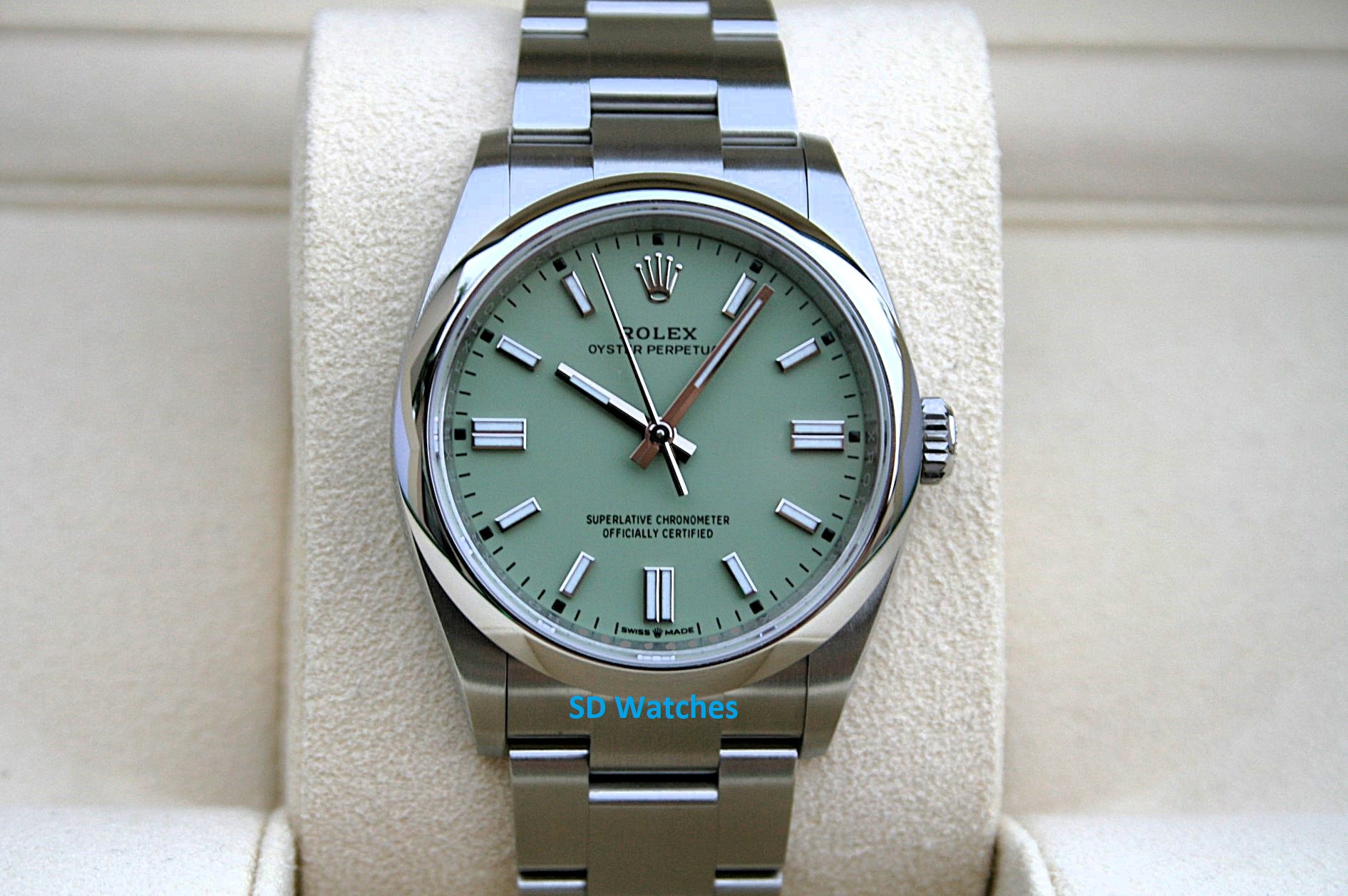 Rolex 126000 Oyster Perpetual 36MM Pistachio Dial