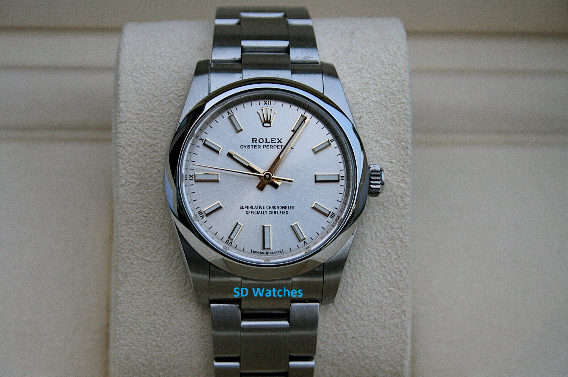 Rolex 124200 Oyster Perpetual Watch 34MM Silver Marker