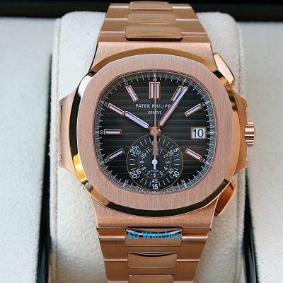 Patek Philippe 5980/1R Rose Gold Nautilus Chronograph Watch