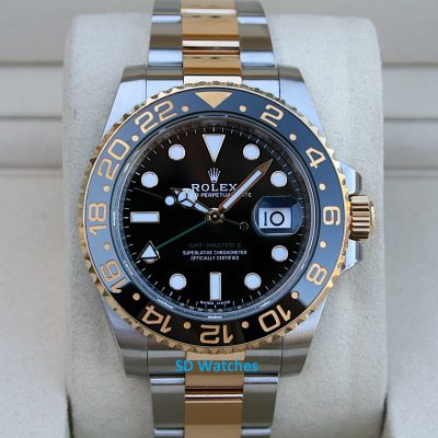 Rolex 116713 GMT Master II Watch 18K/SS