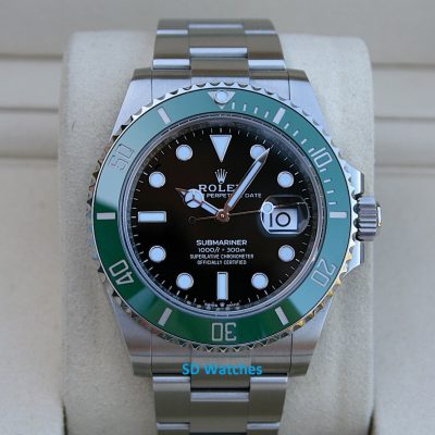 Rolex 126610LV Submariner Watch Green Bezel Starbucks