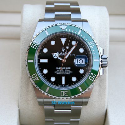 Rolex 126610LV Submariner Watch Green Bezel Starbucks
