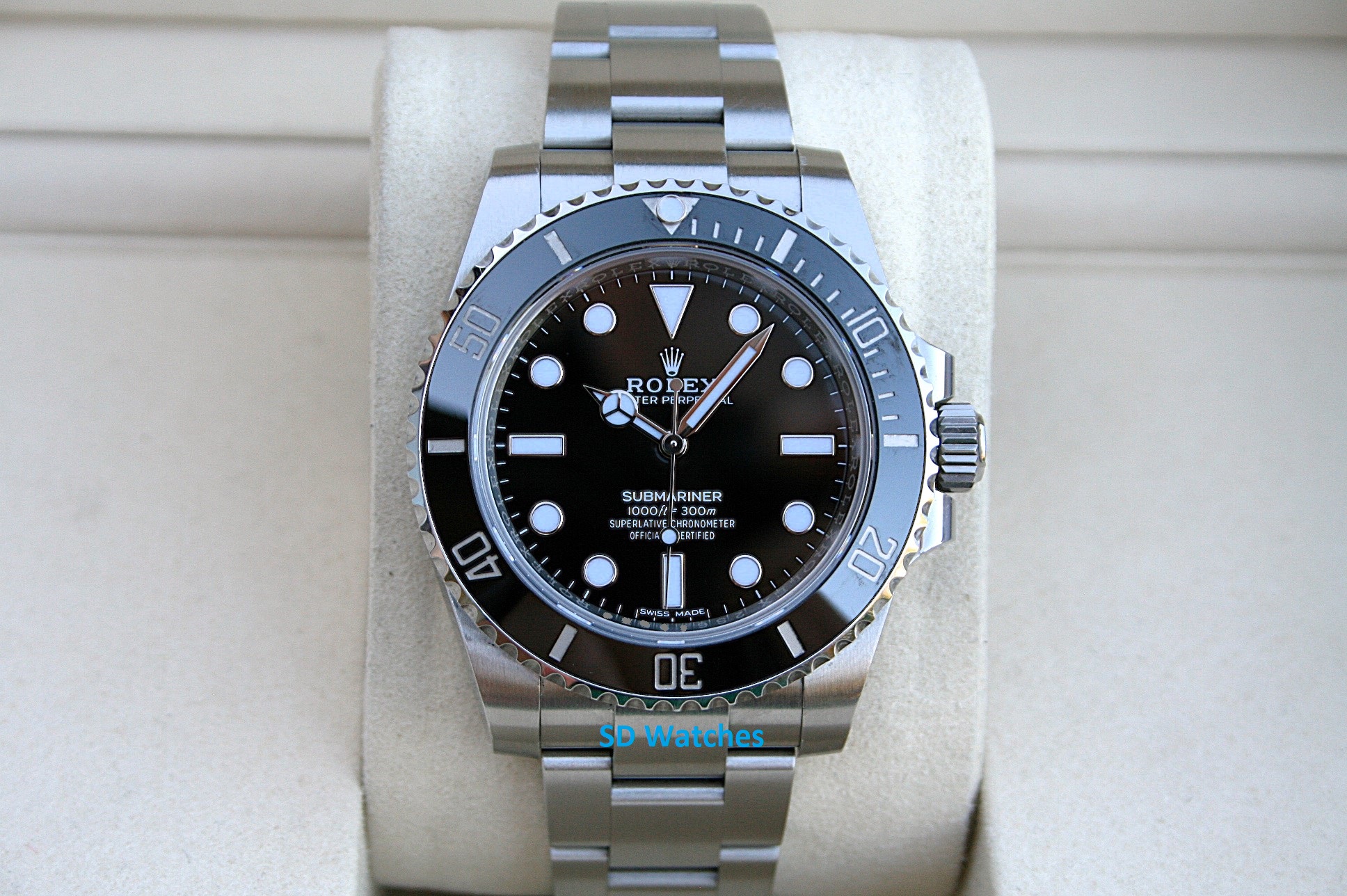 Rolex 114060 Submariner No Date Watch 40MM
