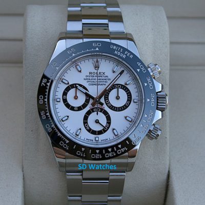 ROLEX 116500 DAYTONA COSMOGRAPH WATCH PANDA WHITE DIAL