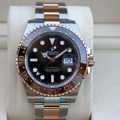 Rolex 126711 GMT MASTER II ROSE GOLD & STEEL ROOTBEER