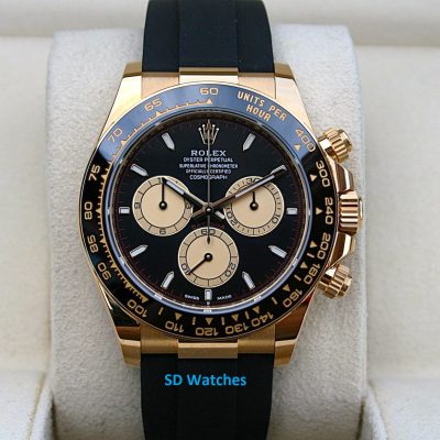 Rolex 126518 Daytona Watch 18K Yellow Gold Oysterflex