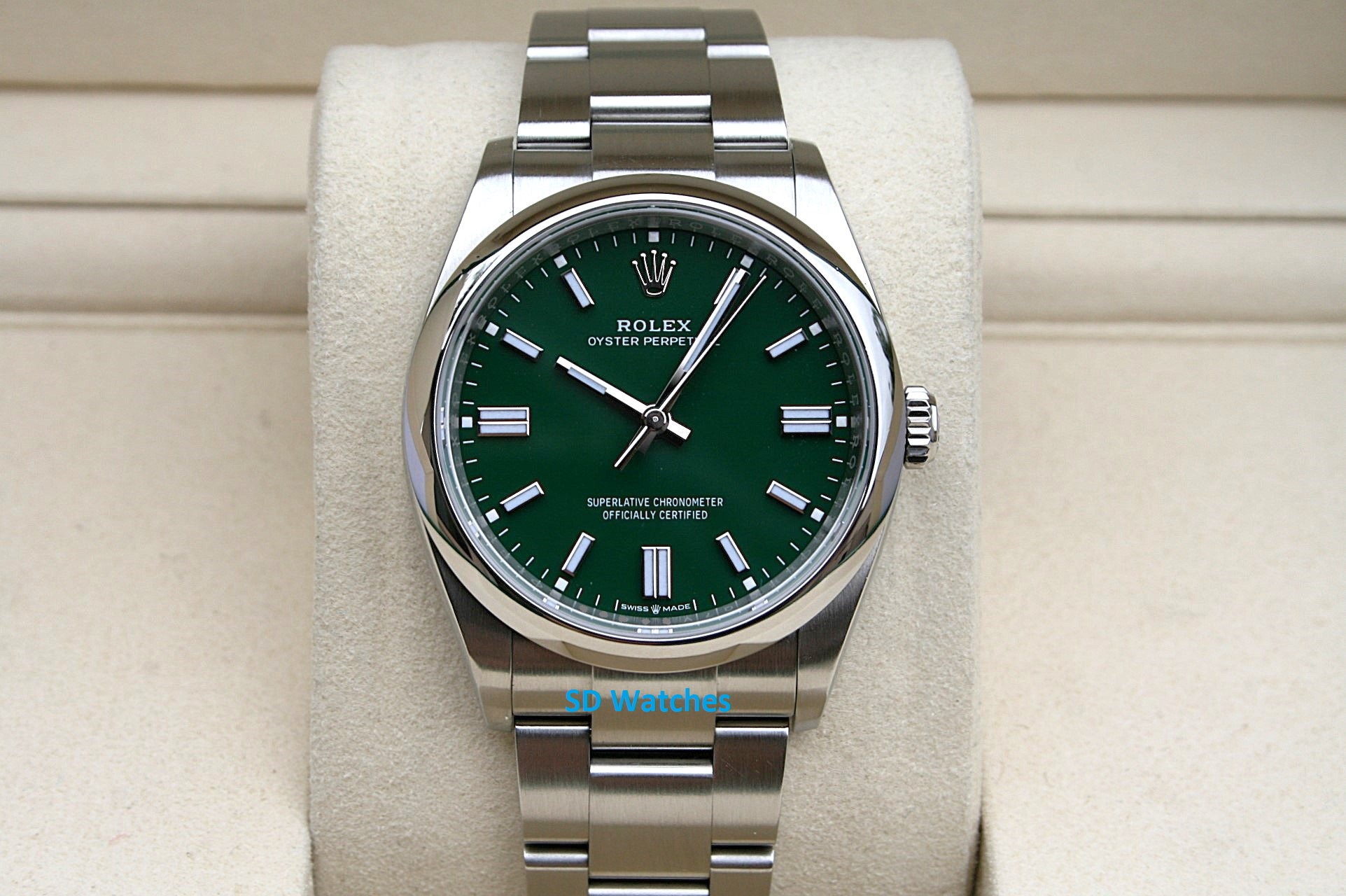 Rolex 126000 Oyster Perpetual 36MM Green Dial