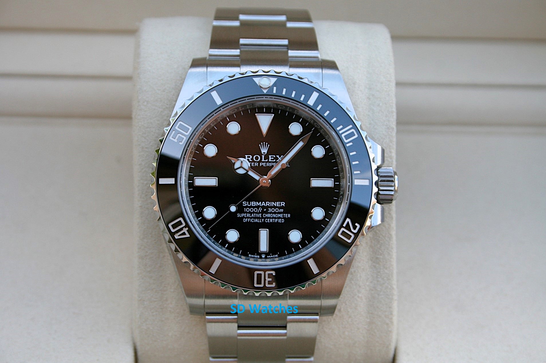 Rolex 124060 Submariner No Date Watch 41MM NIB