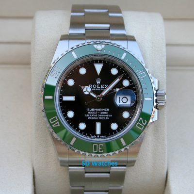 Rolex 126610LV Submariner Watch Green Bezel Starbucks