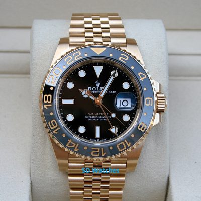 Rolex 126718GRNR GMT Master II 18K Yellow Gold Jubilee