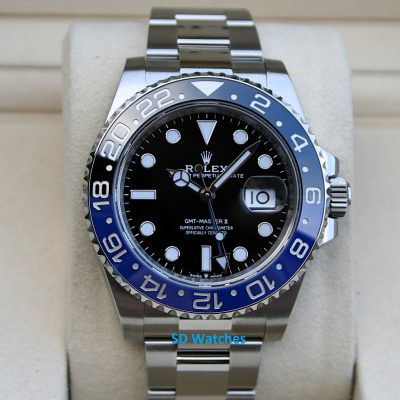 Rolex Batman Watch Ref 126710BLNR GMT Oyster Band